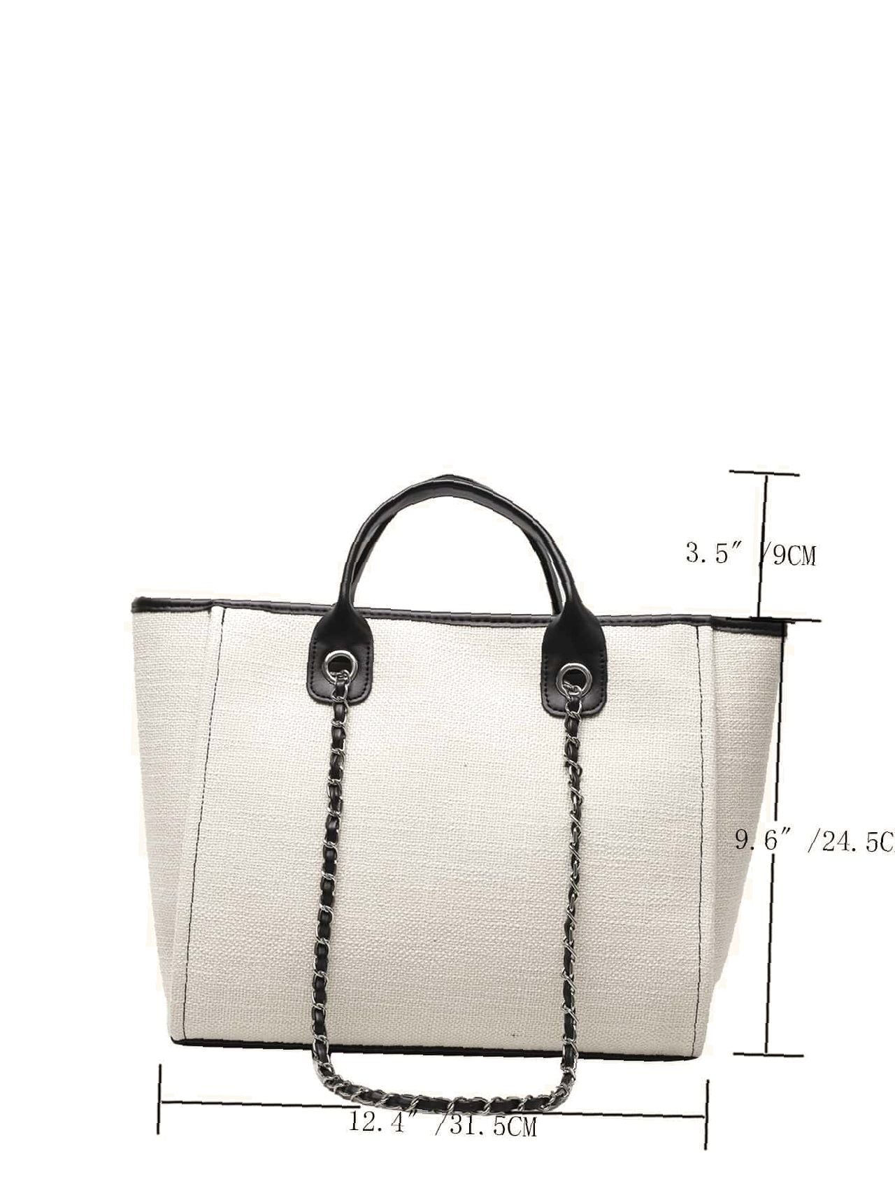 Maxct - Minimalist Chain Top Handle Bag  - Women Tote Bags