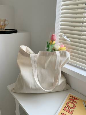 Flower Print Crochet Shopper Bag - Women Tote Bags