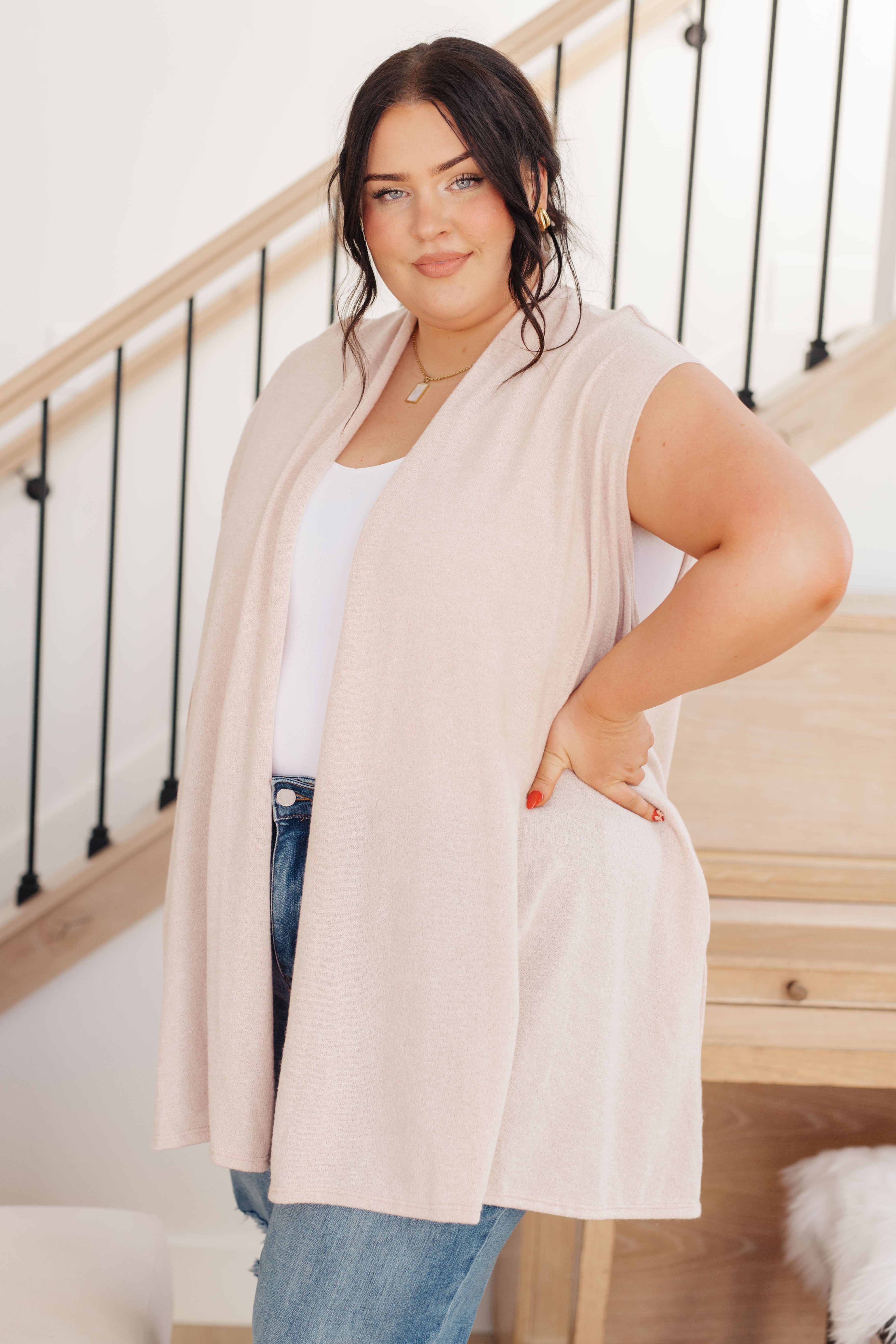 Maxct &Surely a Win Sleeveless Cardigan