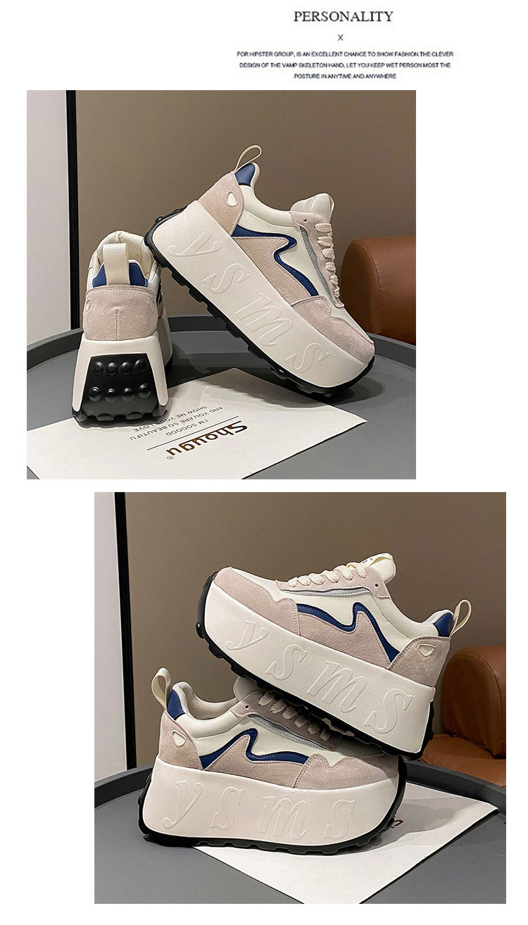 Thick Bottom Platform Sneakers for Women Footwear Trainer