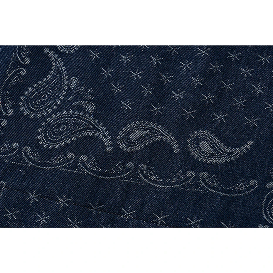 Maxct &Paisley Hooded Denim Jacket