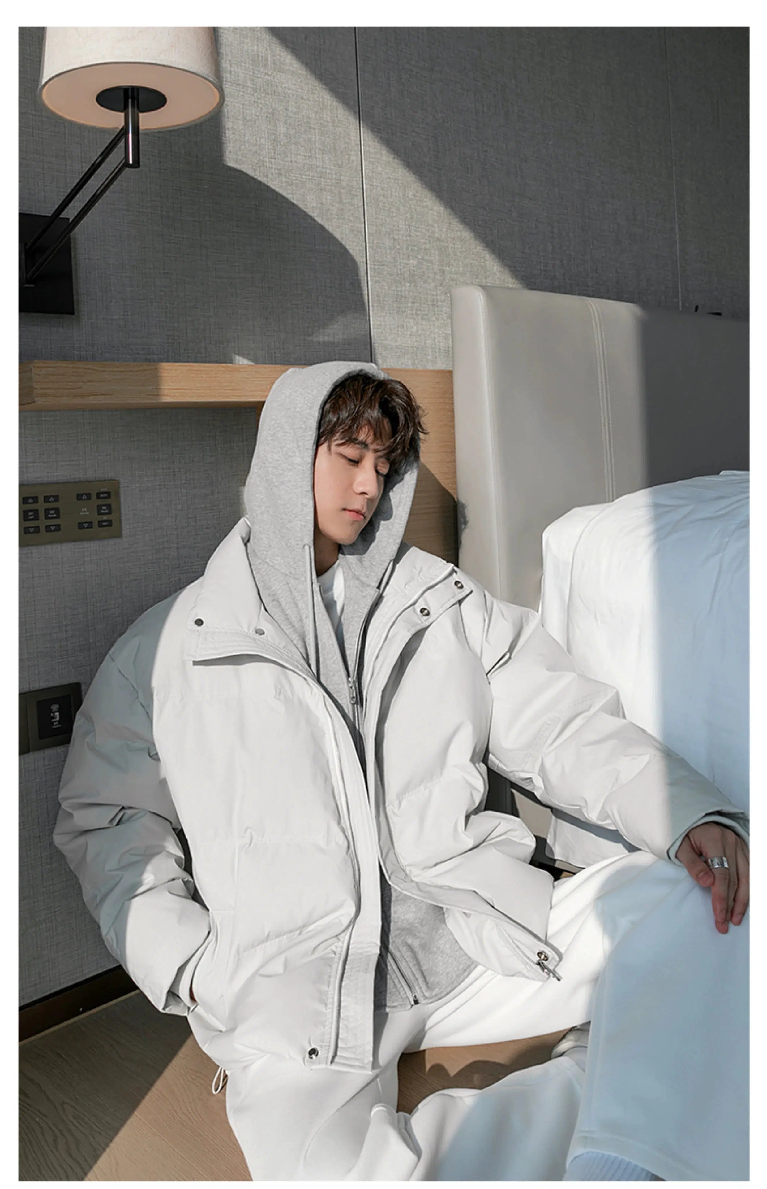 Maxct Two Pieces Hooded Puffer Jackets
