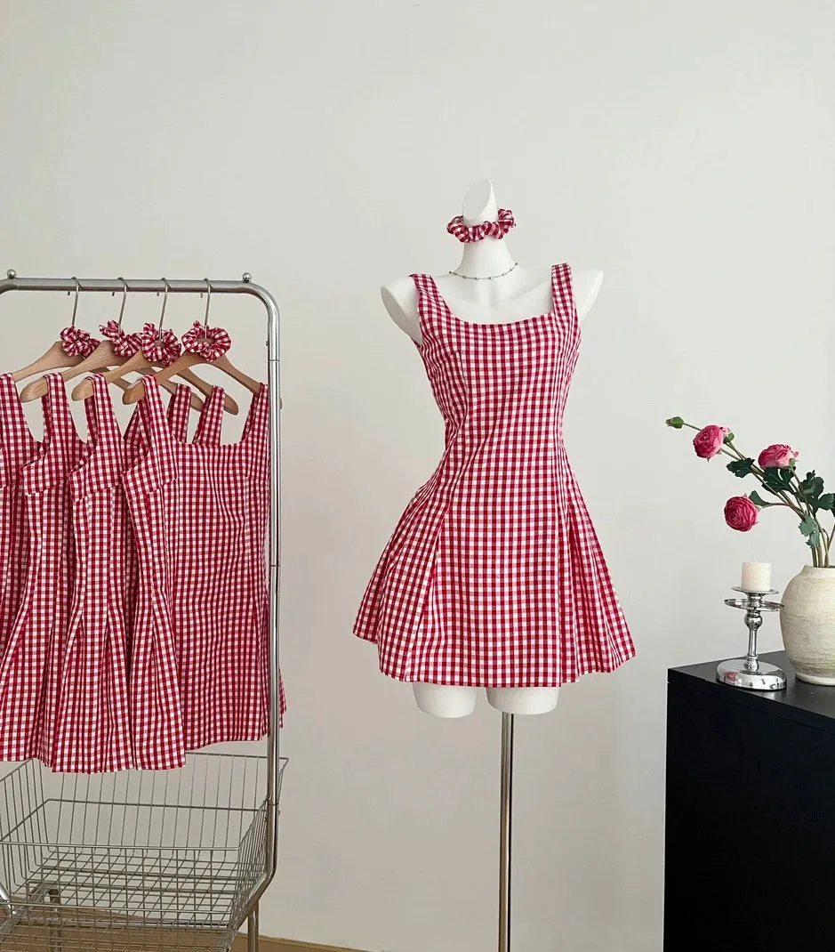 Candy Shop Gingham Mini Dress Maxct