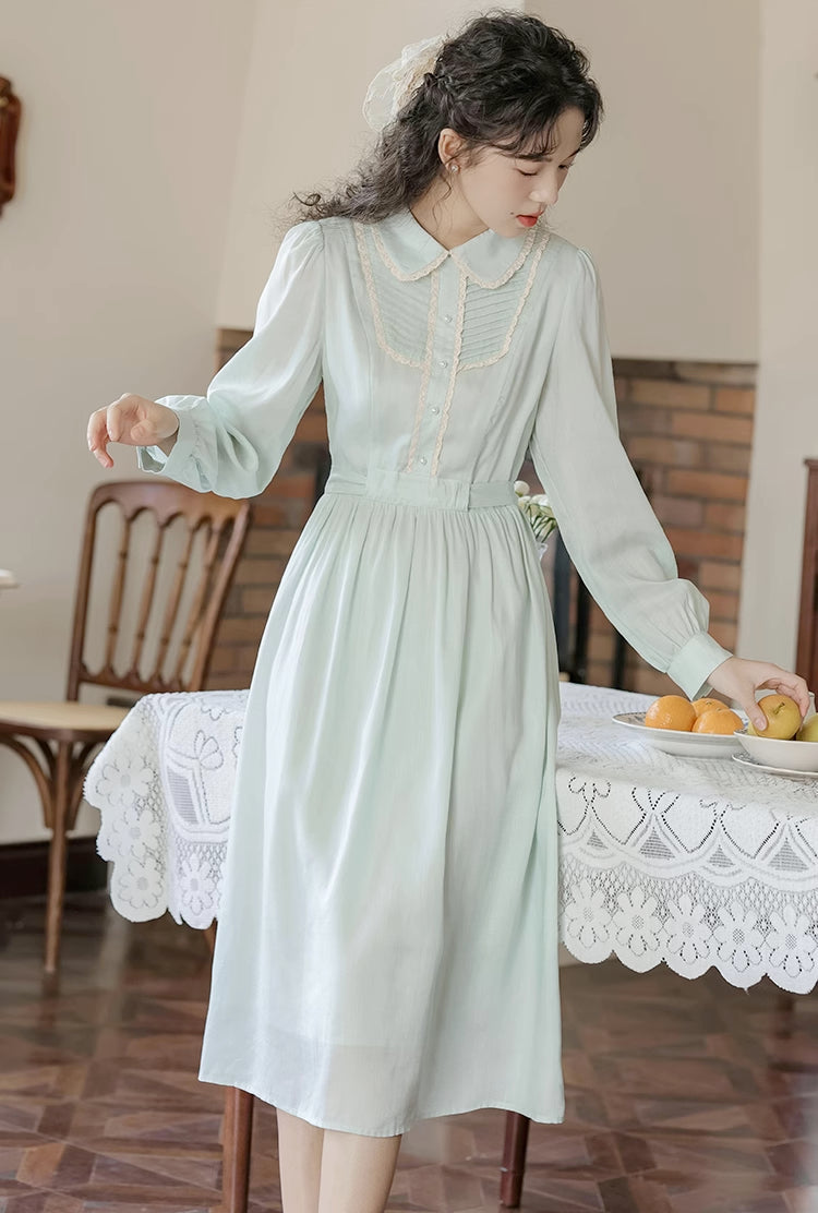 Sunday Tea Long Sleeve Midi Dress Maxct