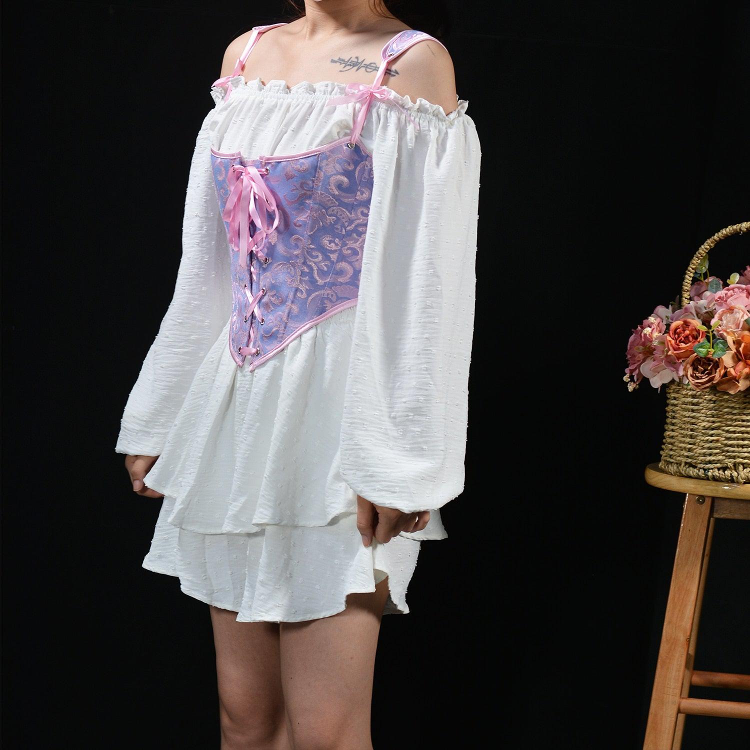 Maxct &Ribbon Detailed Corset Top