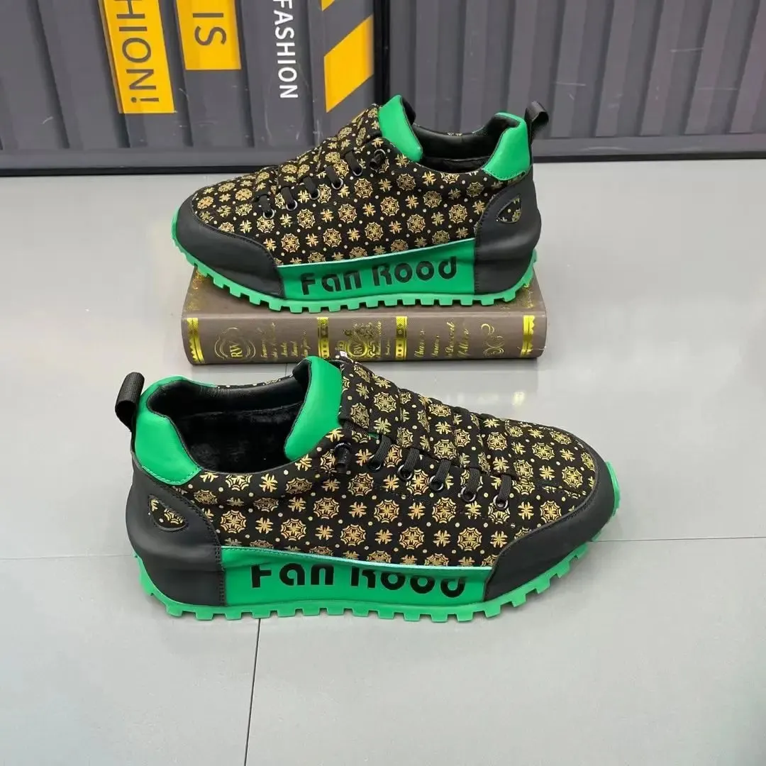 Chunky Sneakers - Luxury Fan Rood for Men Maxct