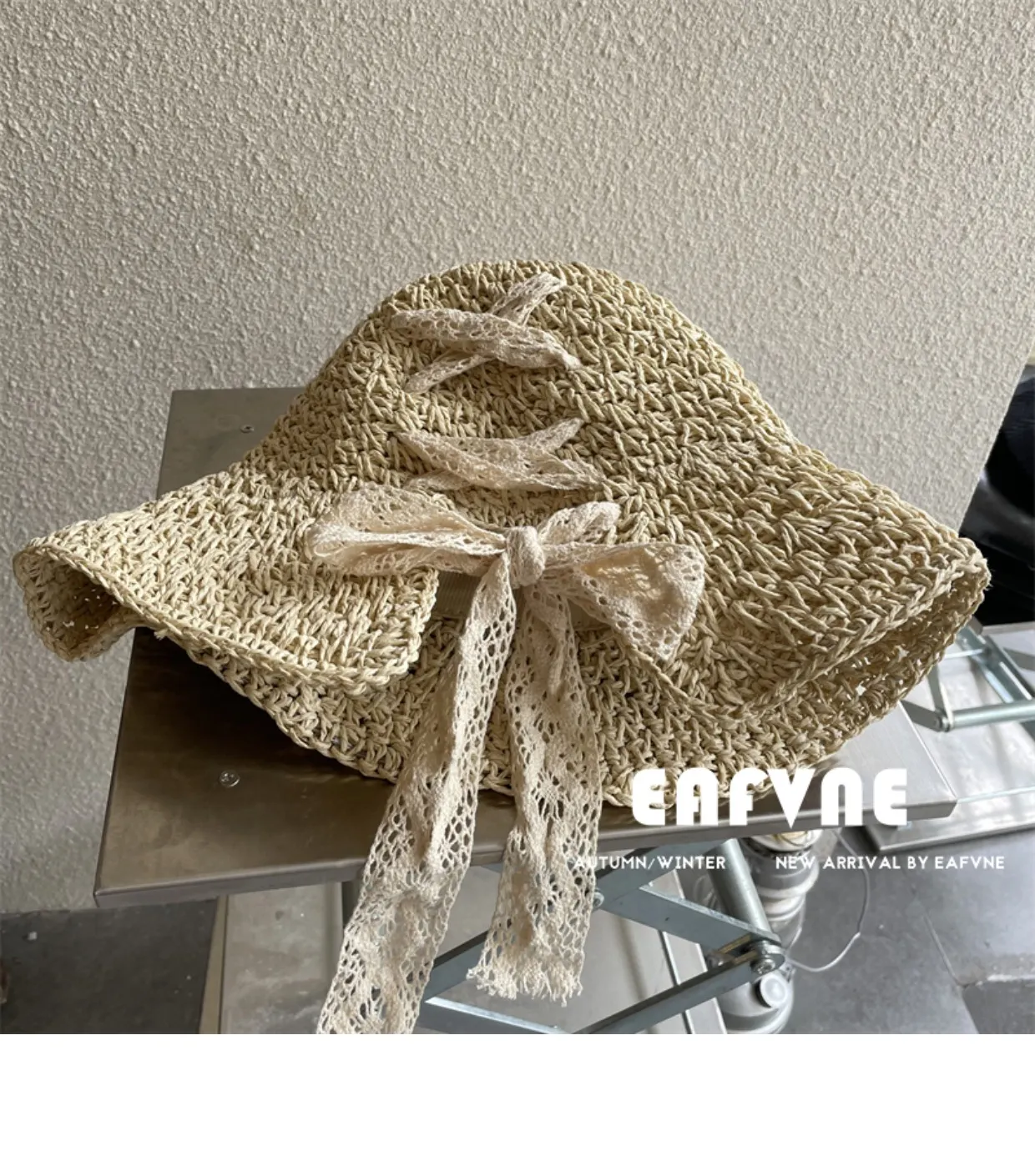 Straw Hat Women's Summer Thin Lace Fresh Style Hat