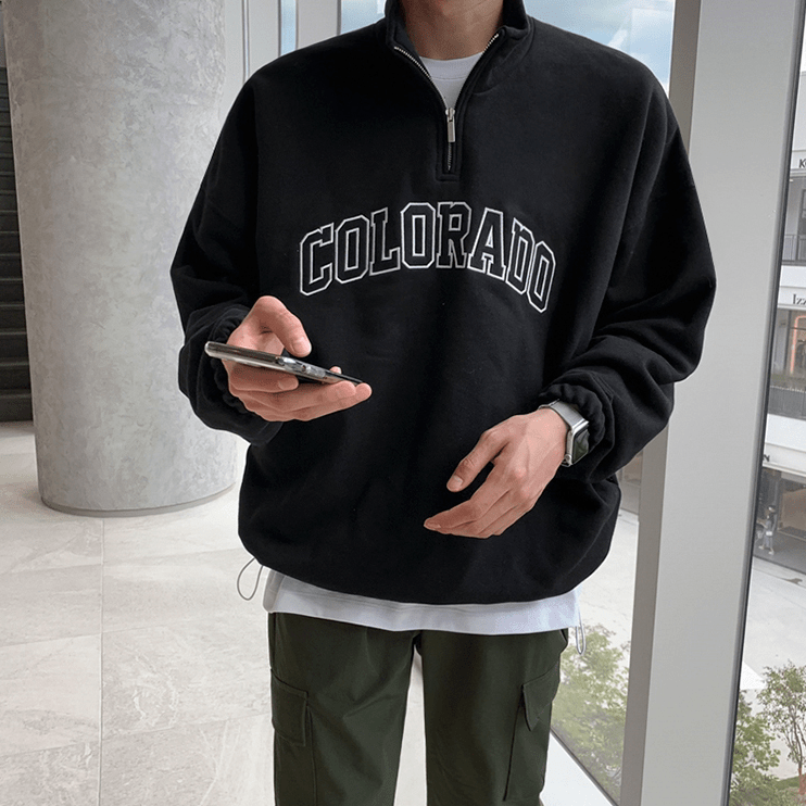 Maxct 6492 Half Zip-Up Colorado Turtleneck Sweater