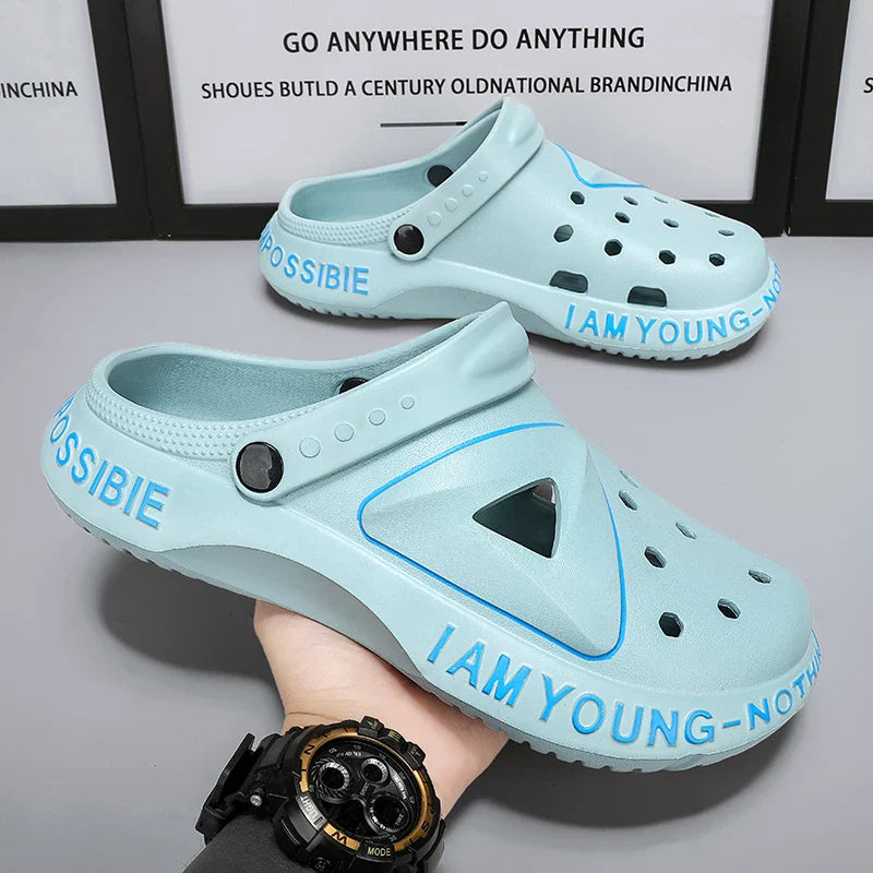 Soft Bottom Outdoor Pool Shoes for Men Cave Clogs Slippers Maxct