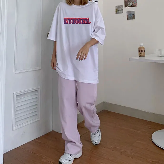Lavender Skater Girl Wide Jeans Maxct