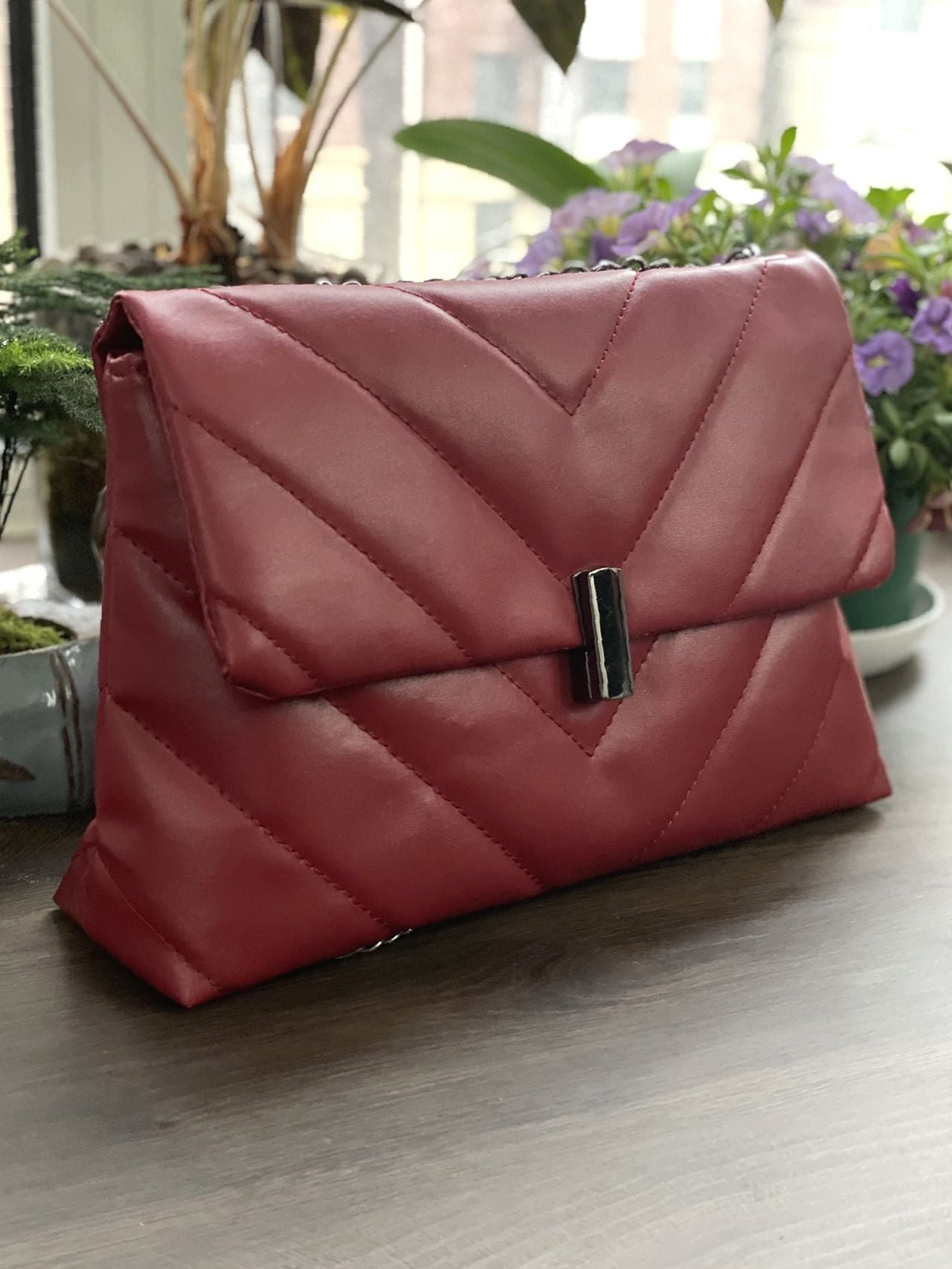 Maxct - Chevron Chain Tote Bag  - Women Tote Bags