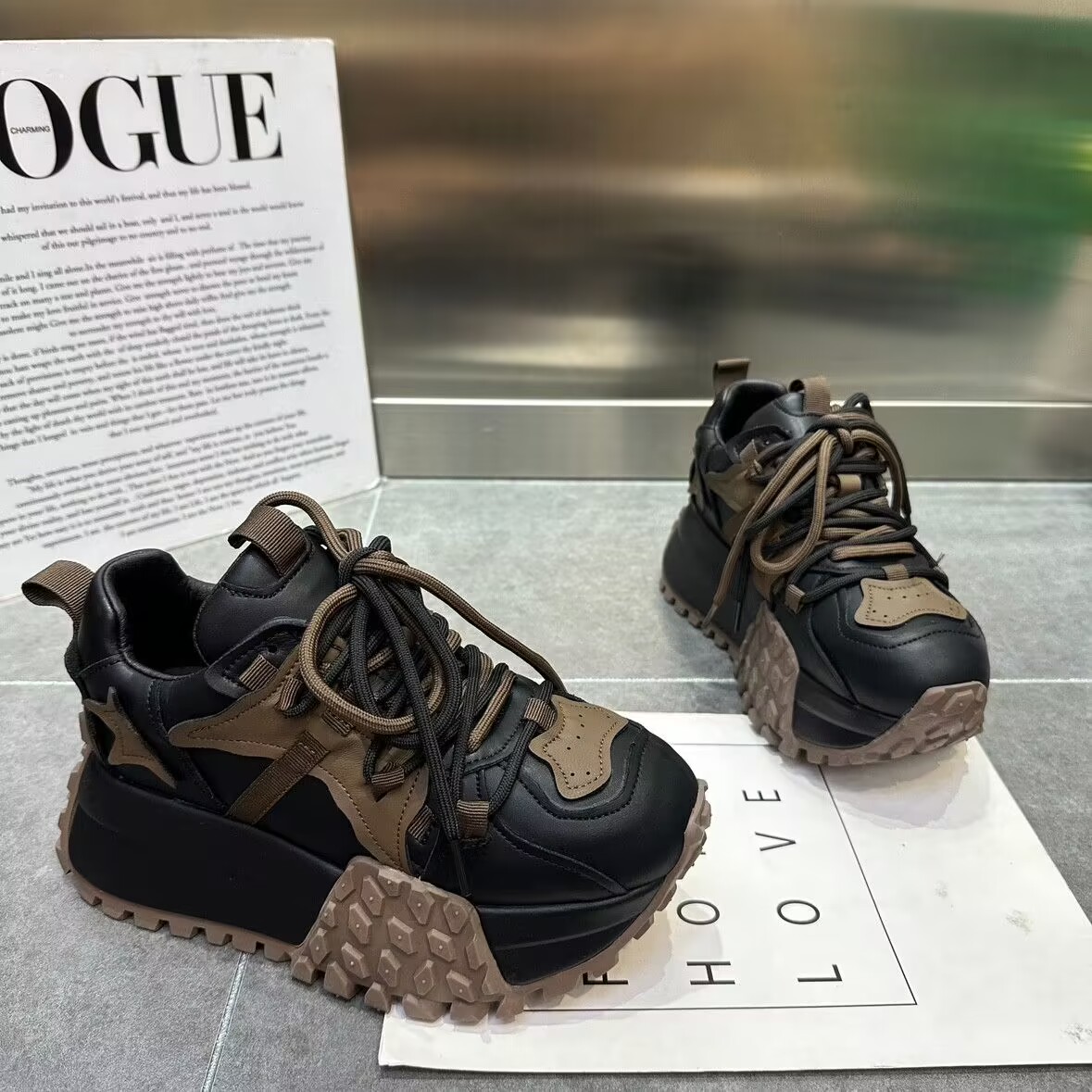 Chunky Platform Sneakers - true-deals-club