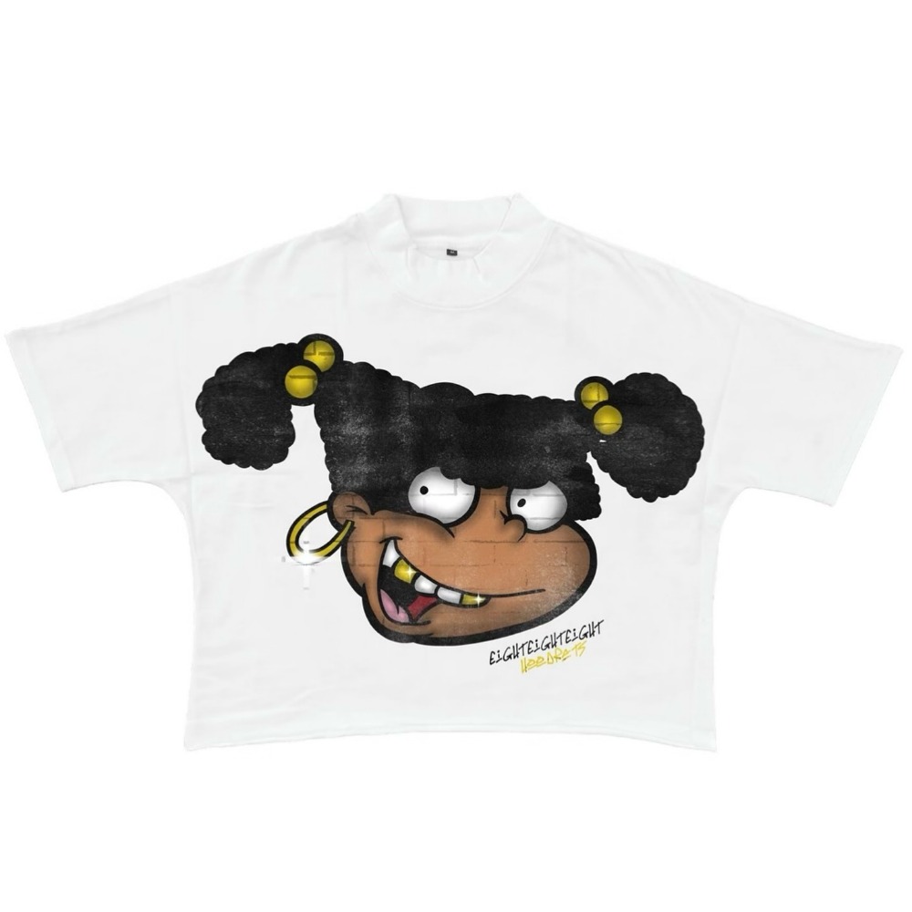 Streetwear Hip Hop Cartoon Character Graphic Printed T Shirt New Harajuku Gothic Cotton Drop Sleeves Oversized T Shirt Men Women