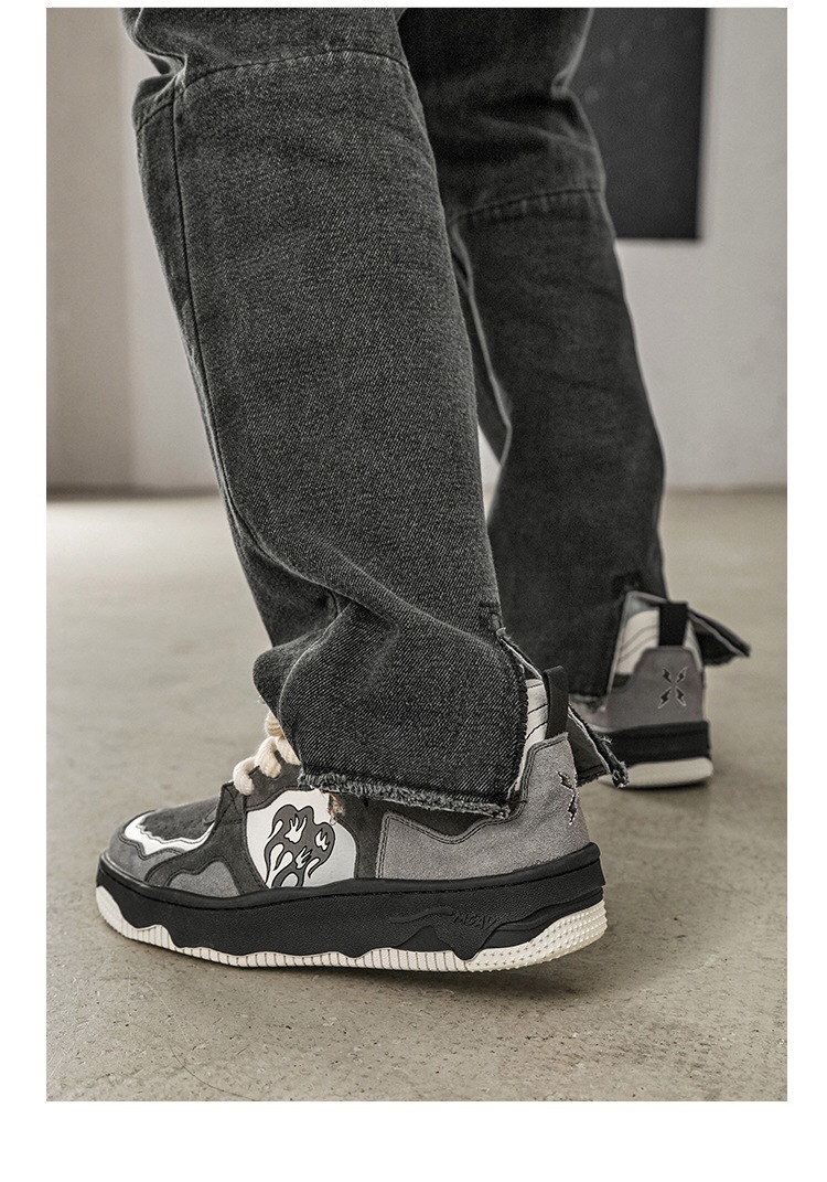 Punk Goth Volcano Sneakers