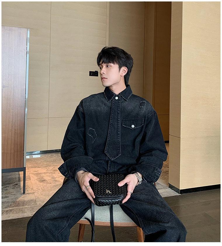 Maxct Denim Jacket & Jeans Set