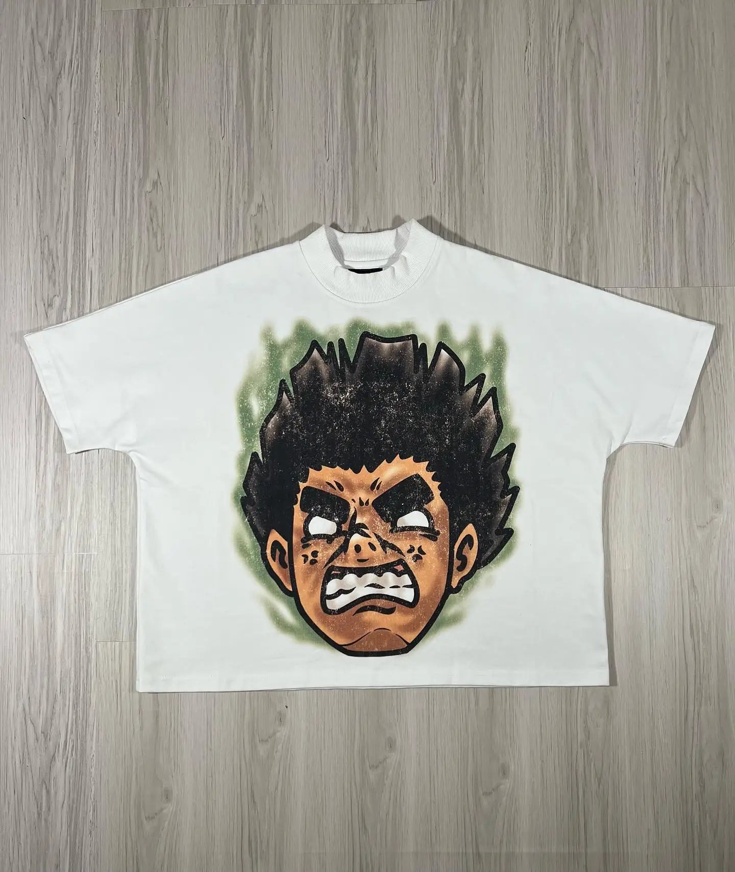 Maxct Y2K Fashion Clothes Harajuku Cartoon Character Graphic Printed T Shirt Casual Drop Sleeves Cotton Oversized T Shirt Mens Womens 1017