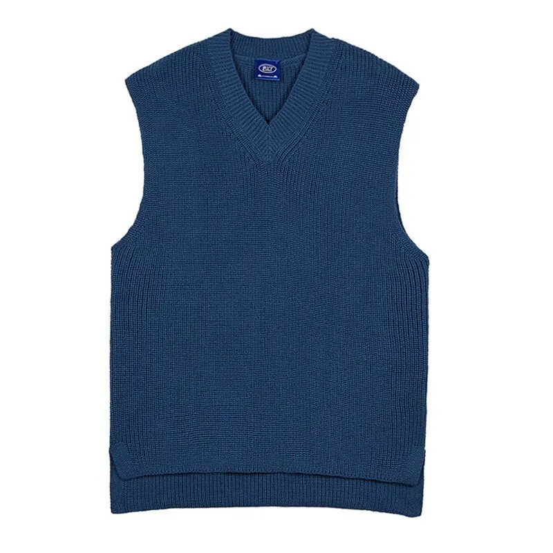 Maxct Rib Knit V-Neck Sweater Vest