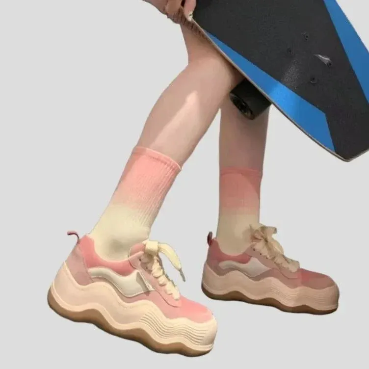 Platform Sneakers for Women - Wave Style Maxct