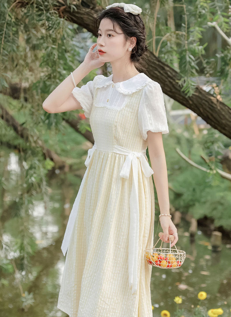 Gingham Picnic Twofer Dress Maxct