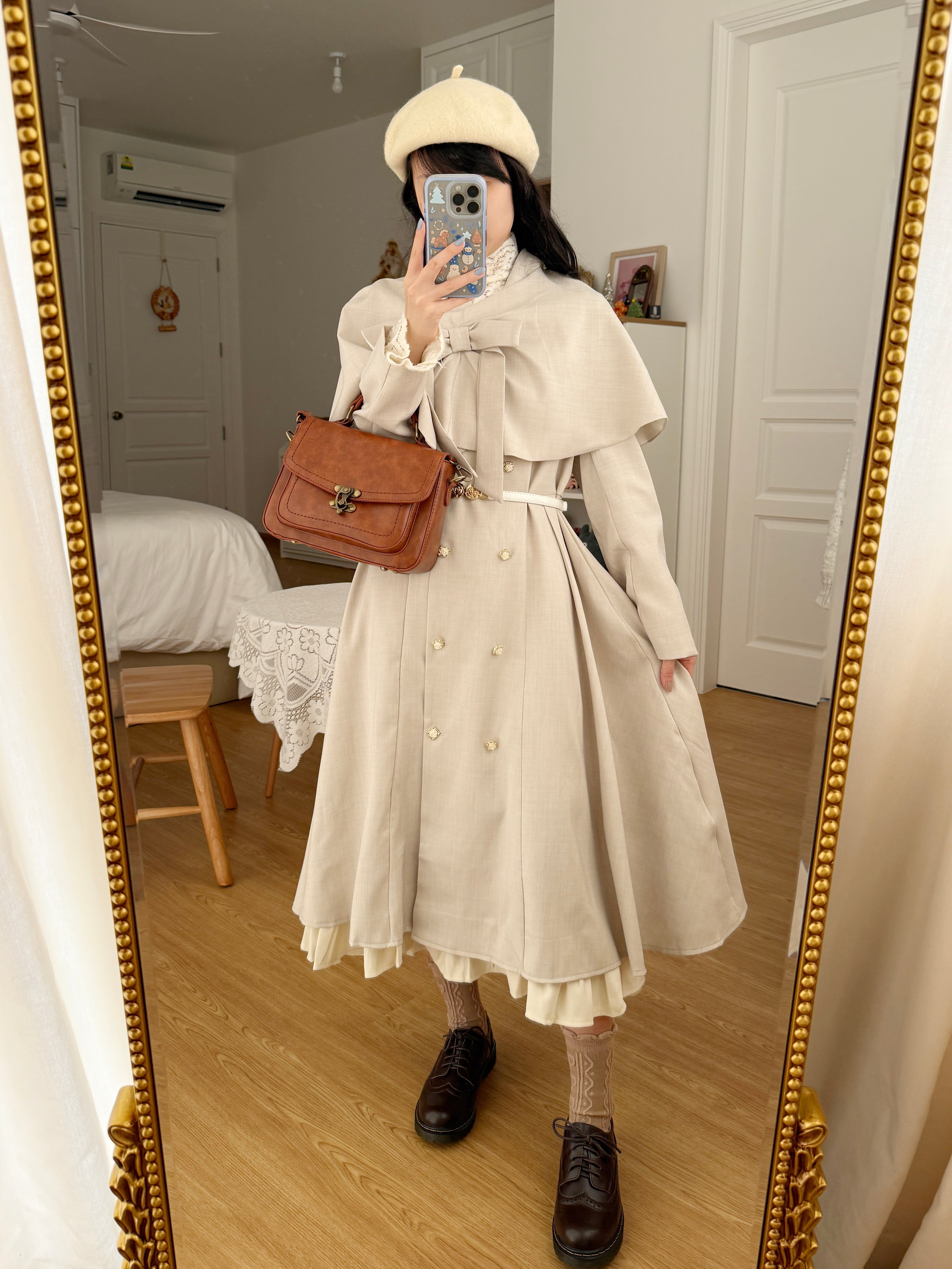 Darling Dearest Midi Dress & Capelet Maxct