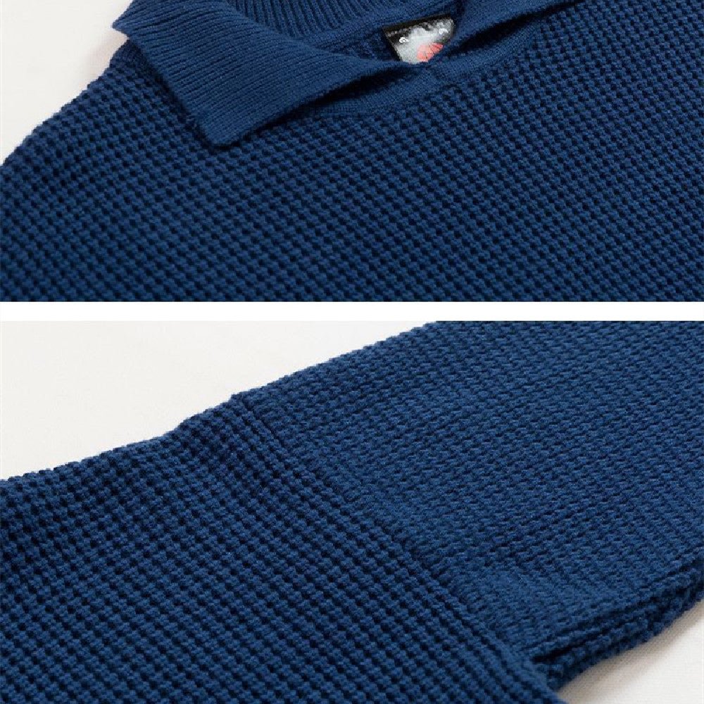 Maxct Kami No.7384 Collar Waffle Sweater