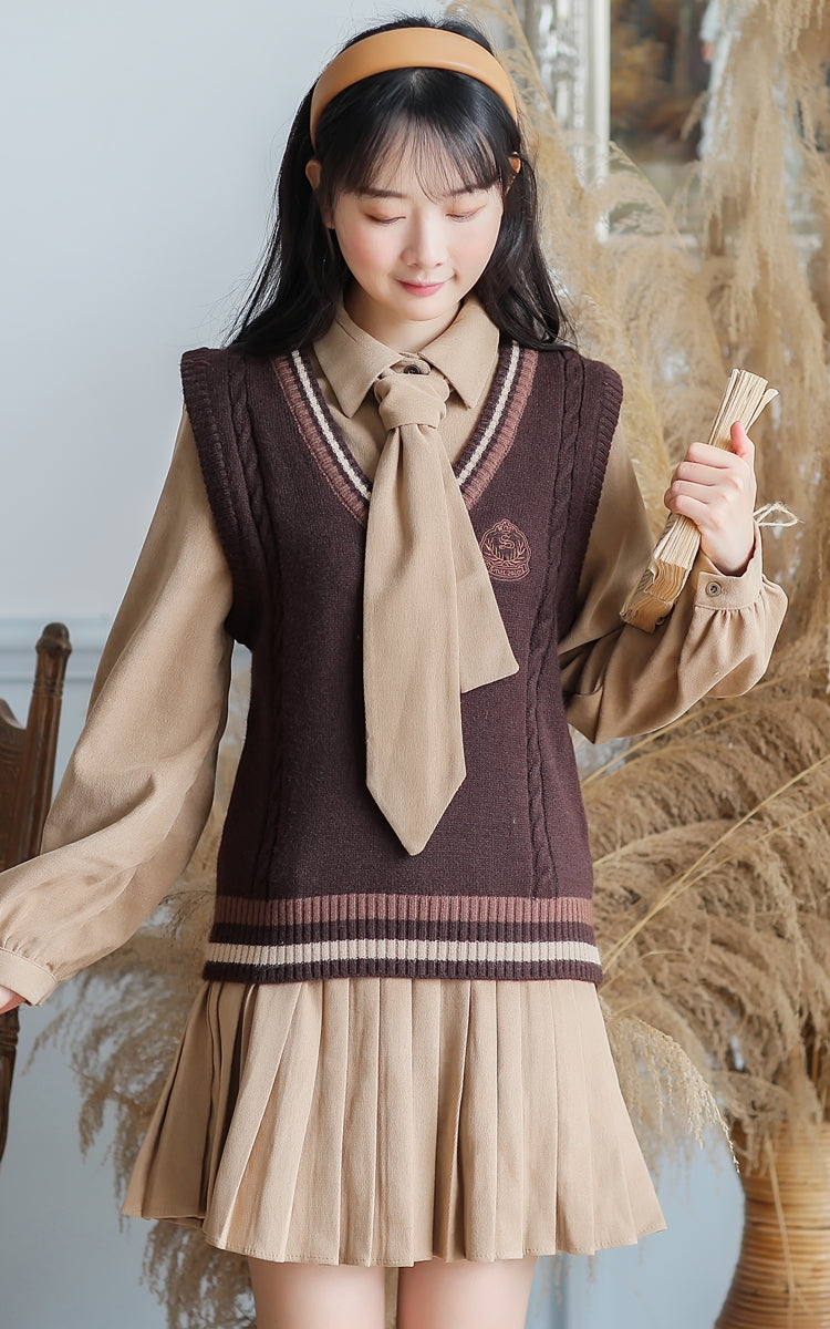 Prep School Vest & Dress Set Maxct