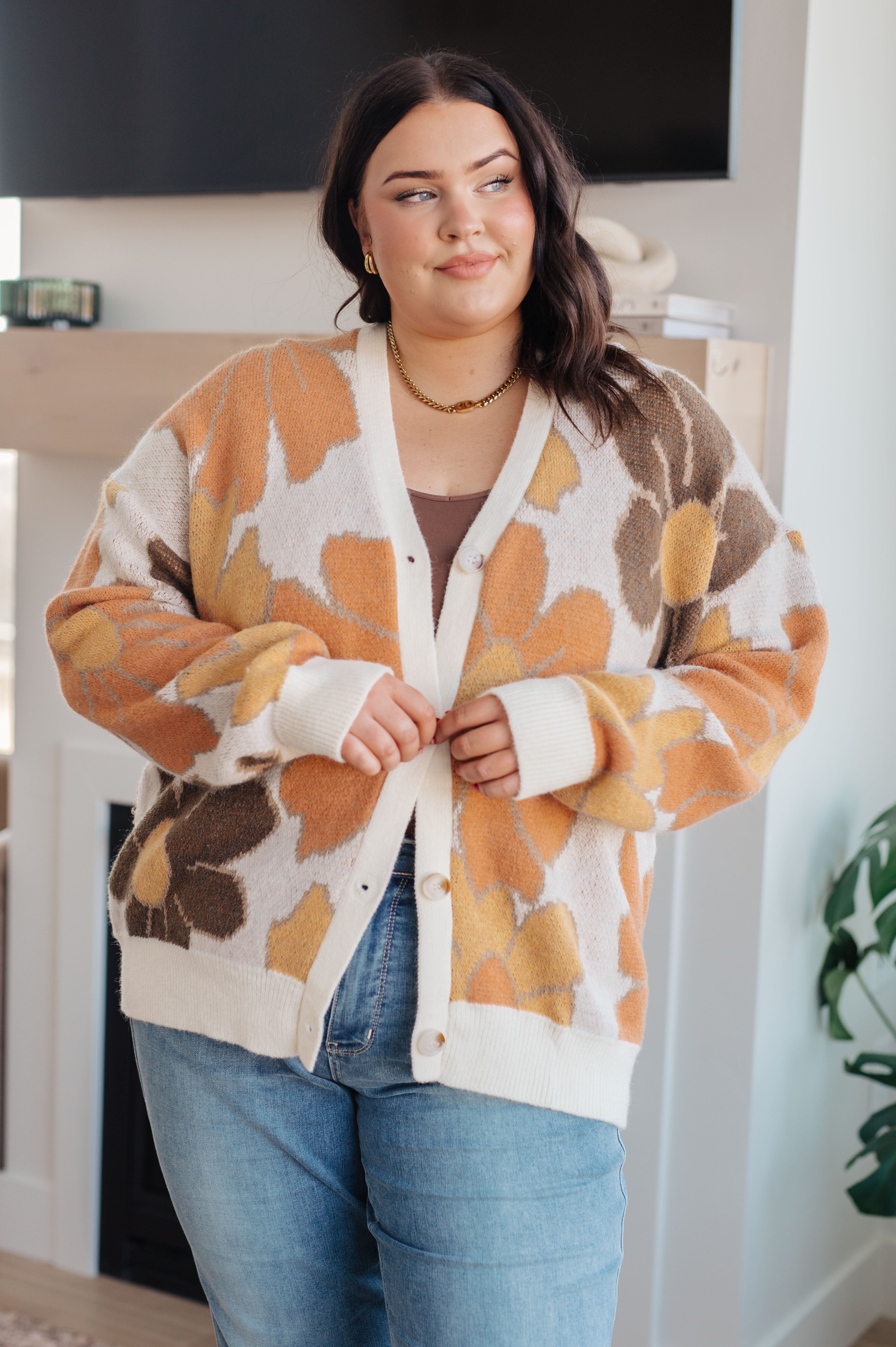 Maxct &Exquisitely Mod Floral Cardigan