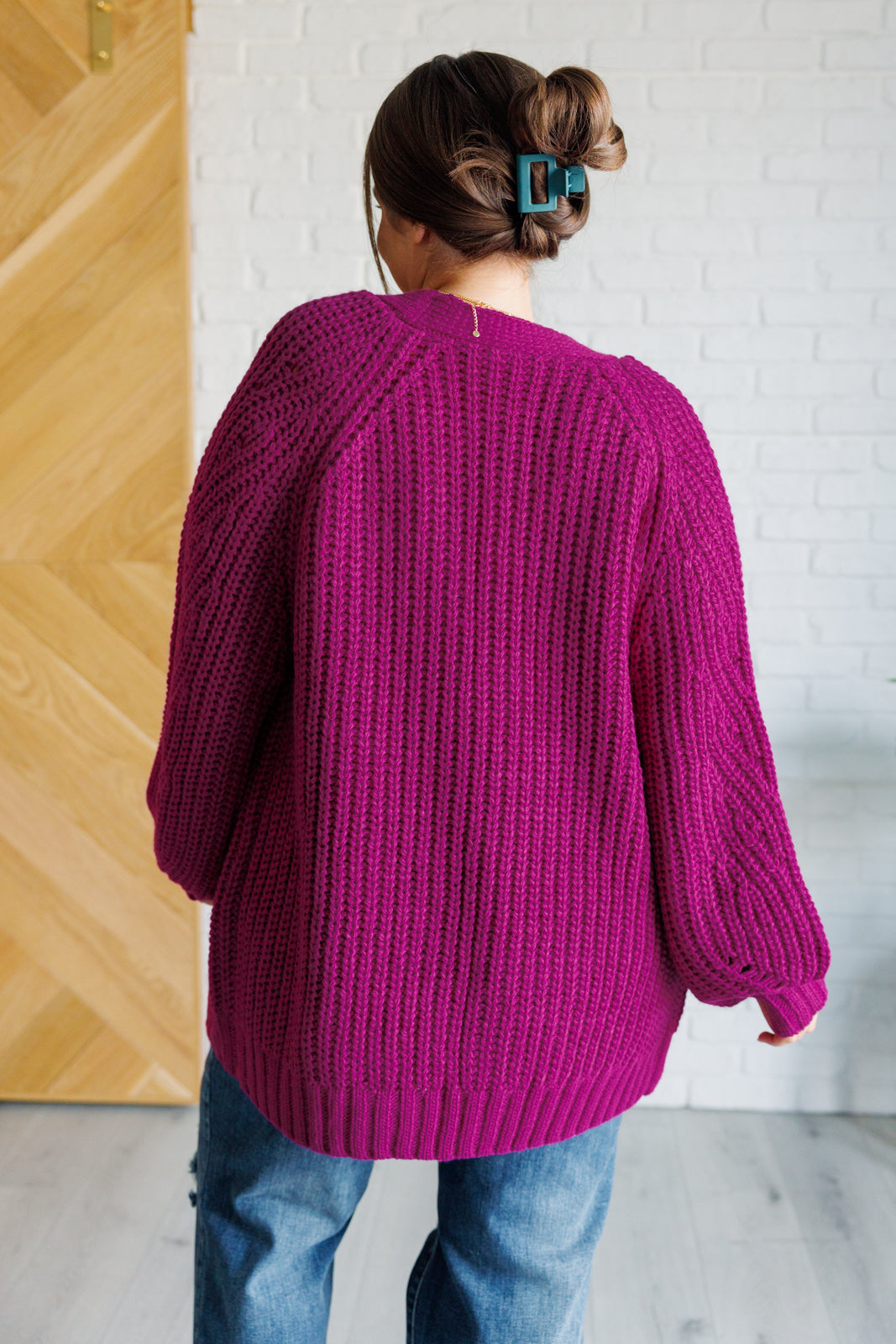 Maxct &Maybe Monday Cardigan in Berry