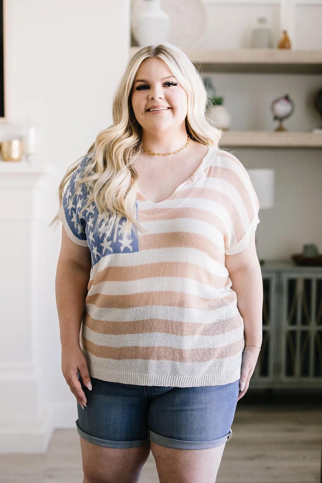 Maxct &Old Glory Sleeveless Sweater