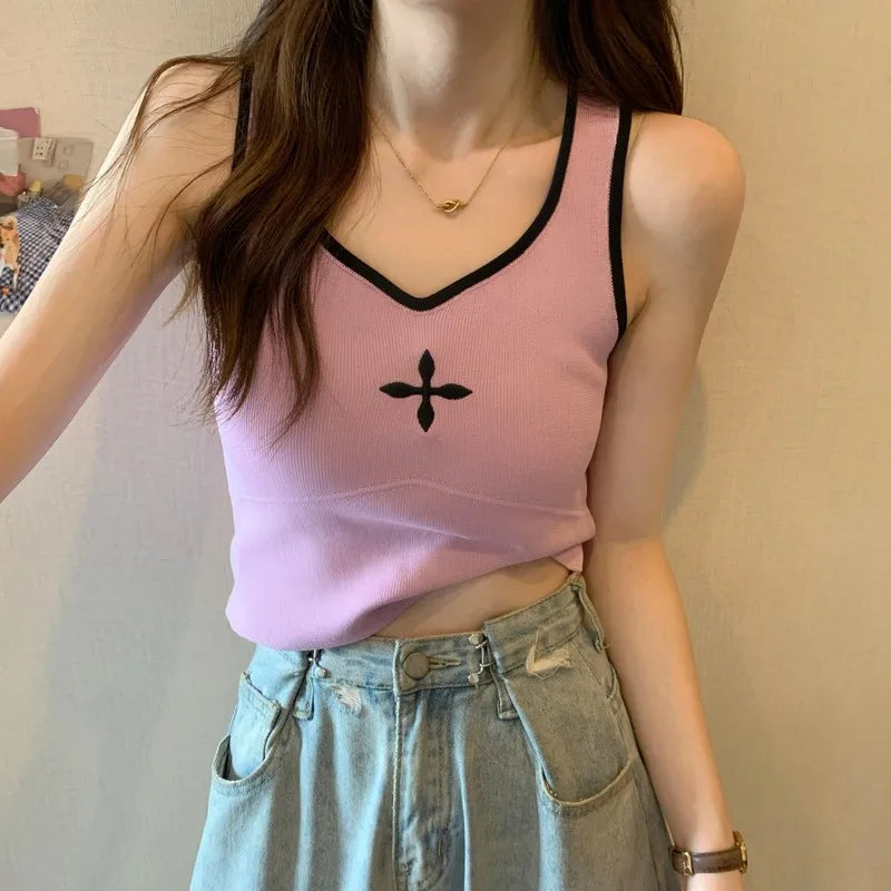 Maxct &Casual Knitted Crop Top