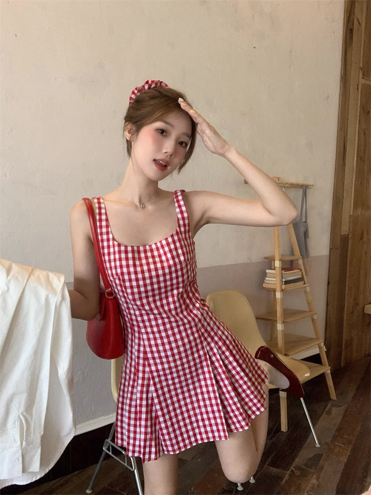 Candy Shop Gingham Mini Dress Maxct