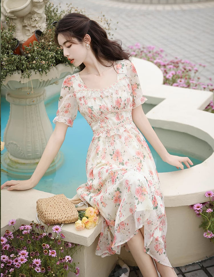 Peony Blush Midi Dress Maxct