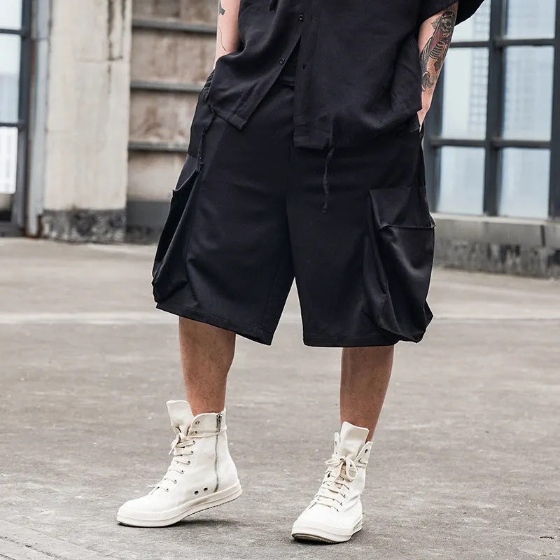 Maxct Large Pocket Loose Casual Shorts