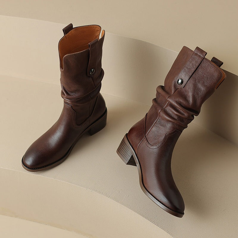 Womens Mid Calf Western Boots Maxct