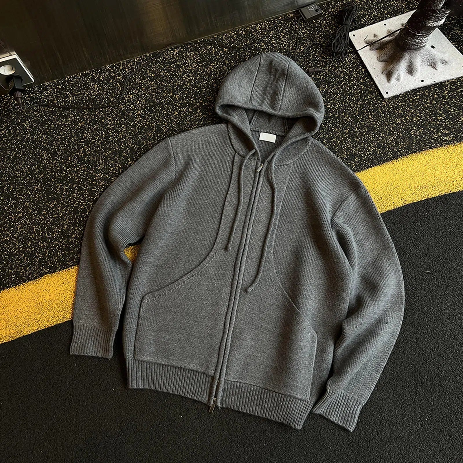 Maxct Full Zip Hooded Sweater Jacket