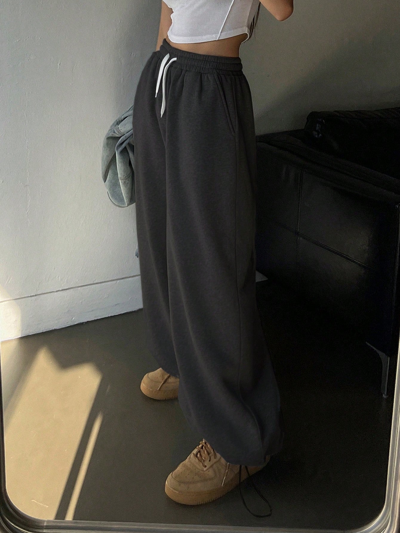 Maxct Women's Drawstring Waist Sweatpants