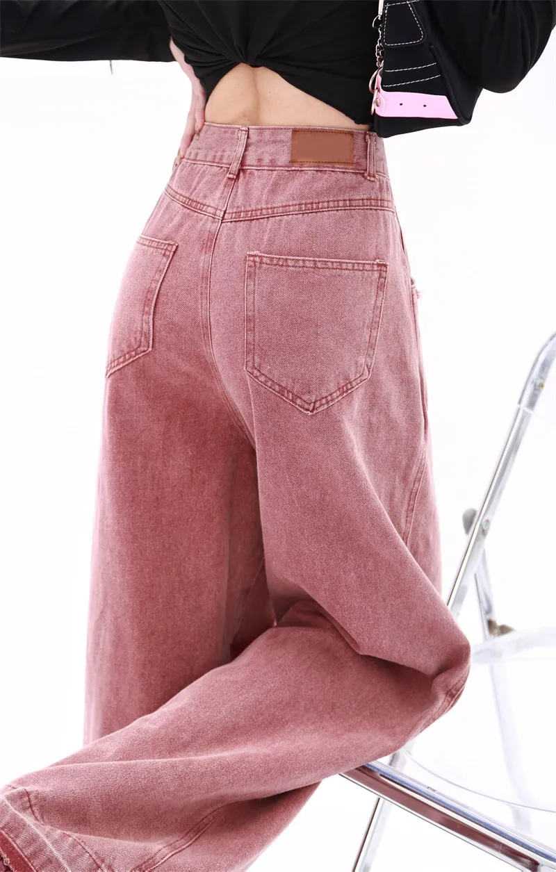 Flared Jeans Thin Retro Mopping Pants
