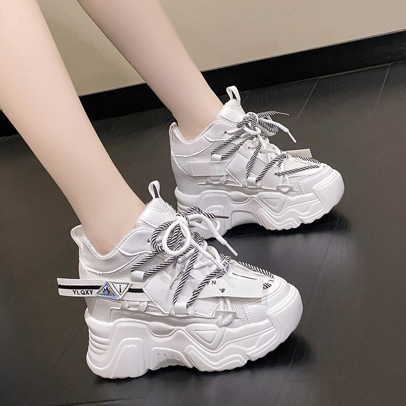 High Platform Ankle Chunky Sneakers Women Maxct