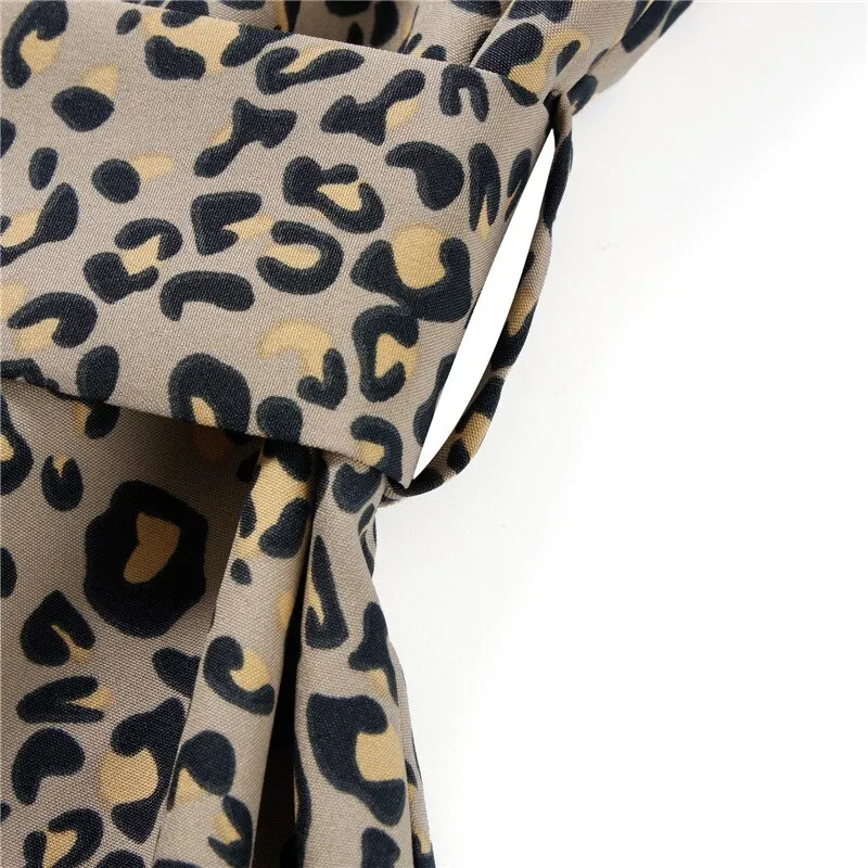 Women's Printed Long Sleeve Dress Casual Bandage Mini A-line Dresses Sexy Party Summer Feminias Vestidos Women Clothes