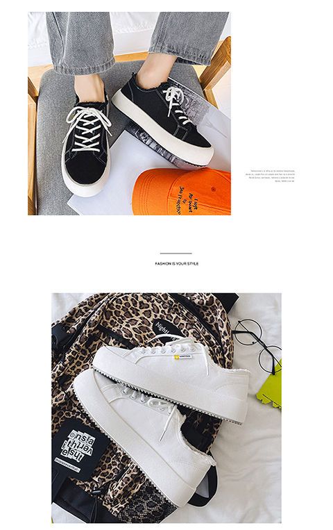Canvas Sneakers Plimsolls - true deals club