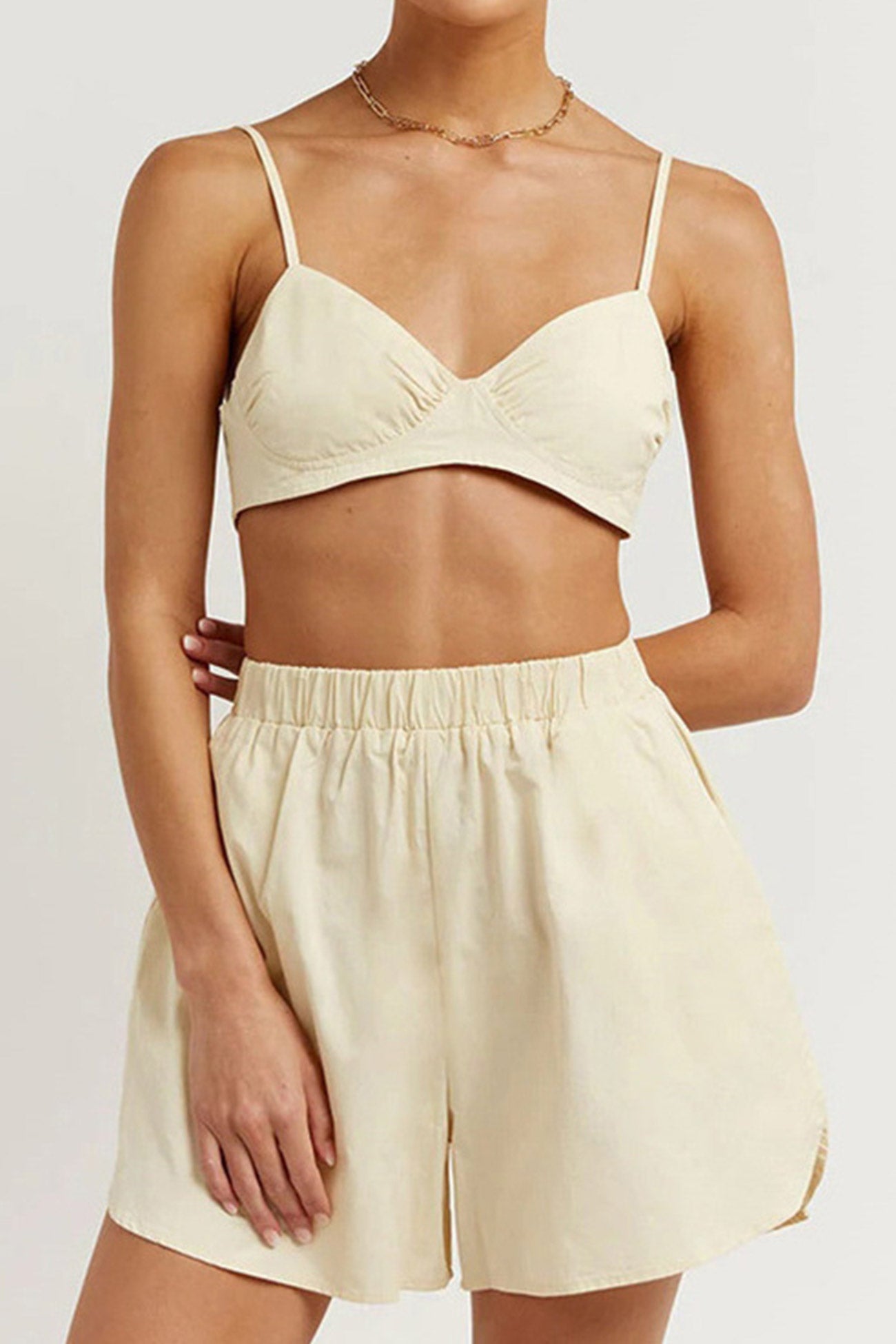 Maxct-Long Sleeve Shirt Vest Three-piece Shorts Set