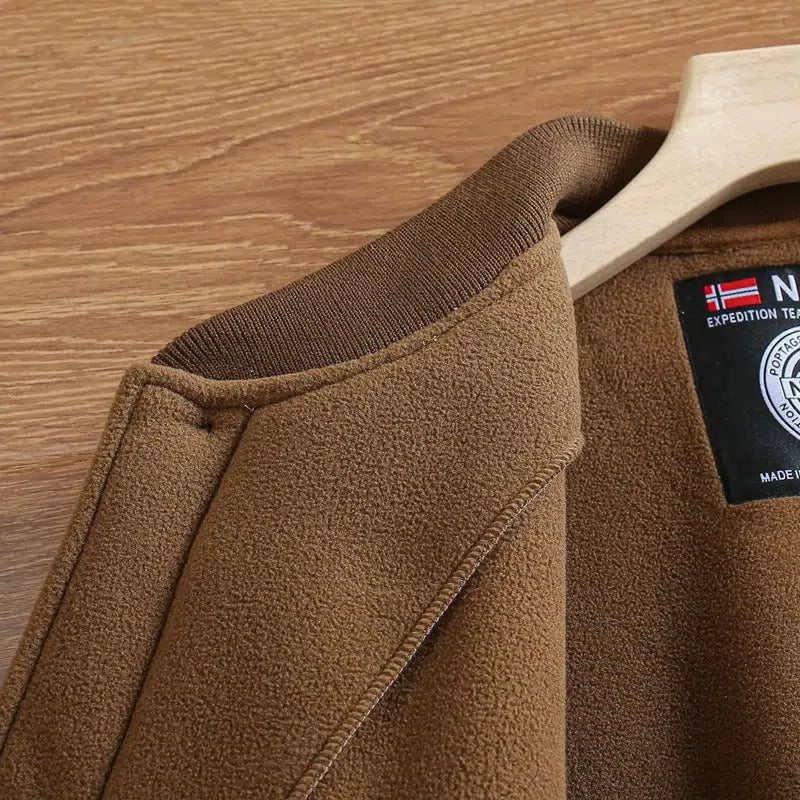 Maxct Polar Fleece Baseball Collar Jacket