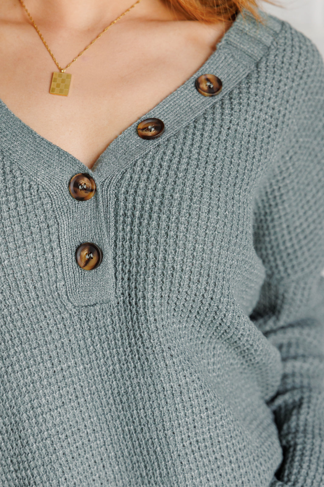 Maxct &Lakeside View Drop Shoulder Sweater in Sage