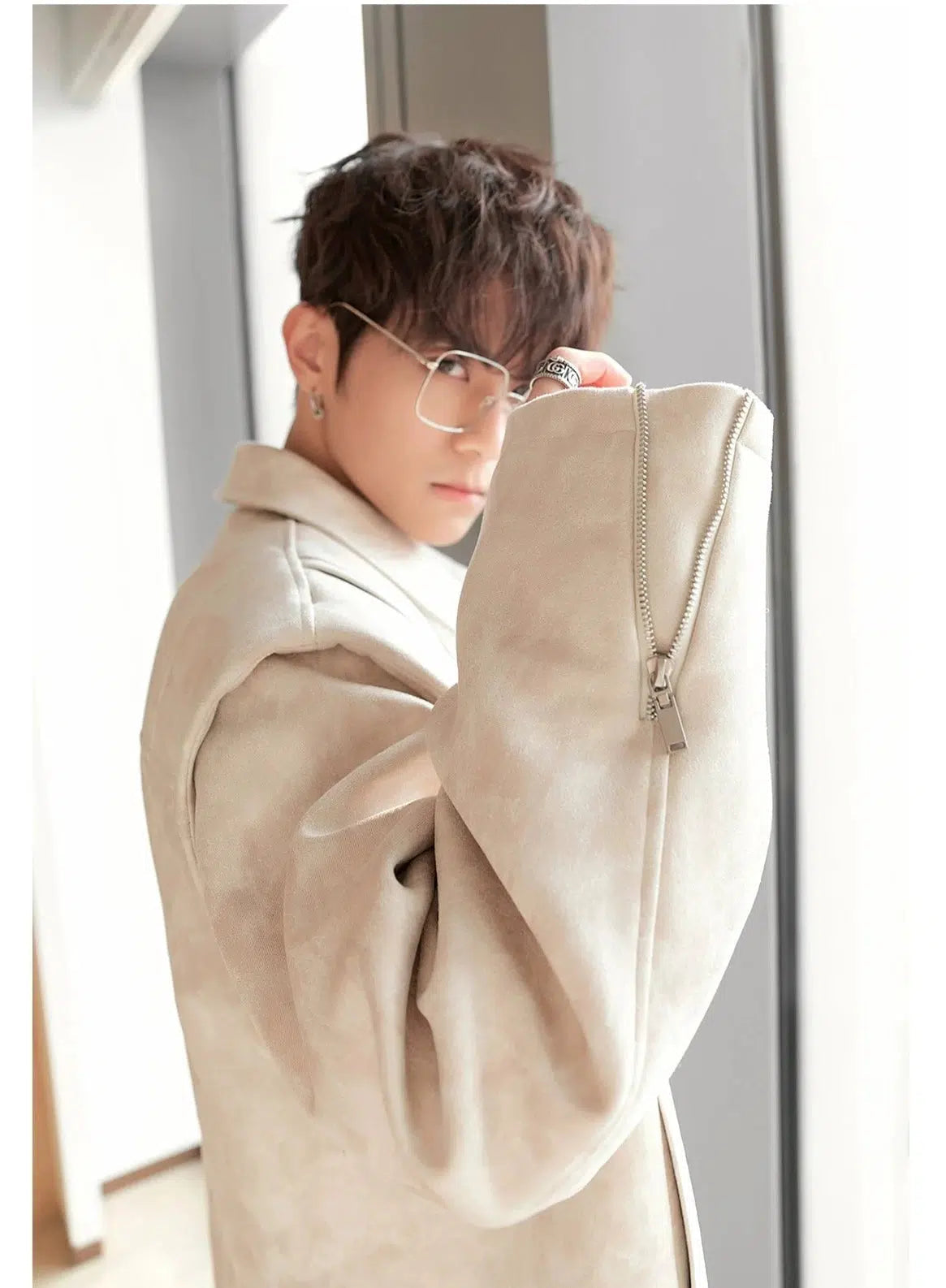 Maxct Thickened Lapel Cotton Jacket