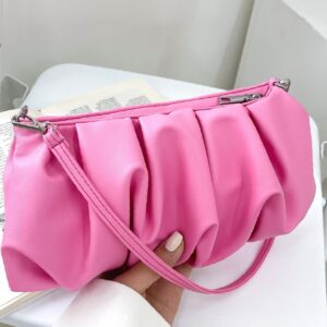 Bag For Love - Minimalist Ruched Bag - Women Maxct Bags