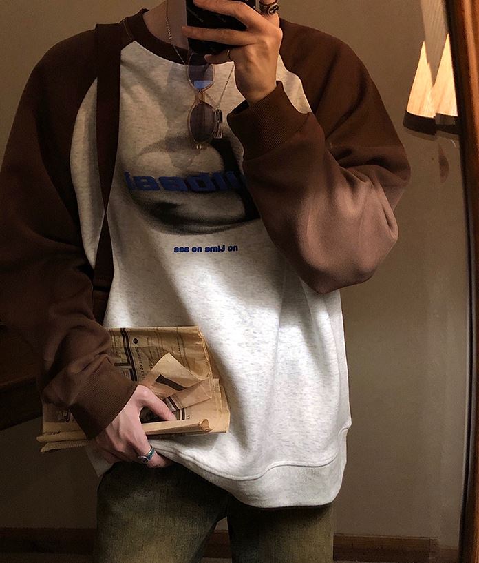 Maxct 5530 Two Tone Lettered Sweater