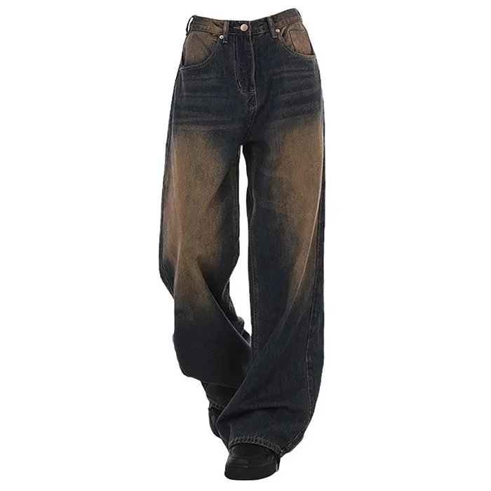 90's Kids Jeans in Washed Brown Maxct