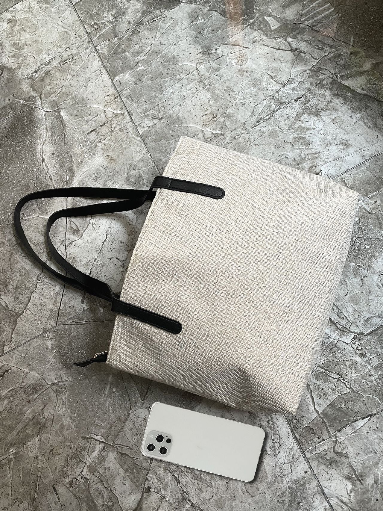 Maxct - Letter Patch Tote Bag  - Women Tote Bags