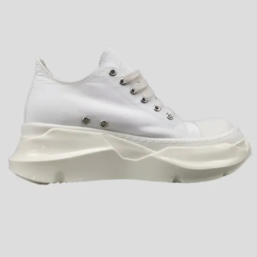 Round Toe White Sneakers for Men & Women Maxct