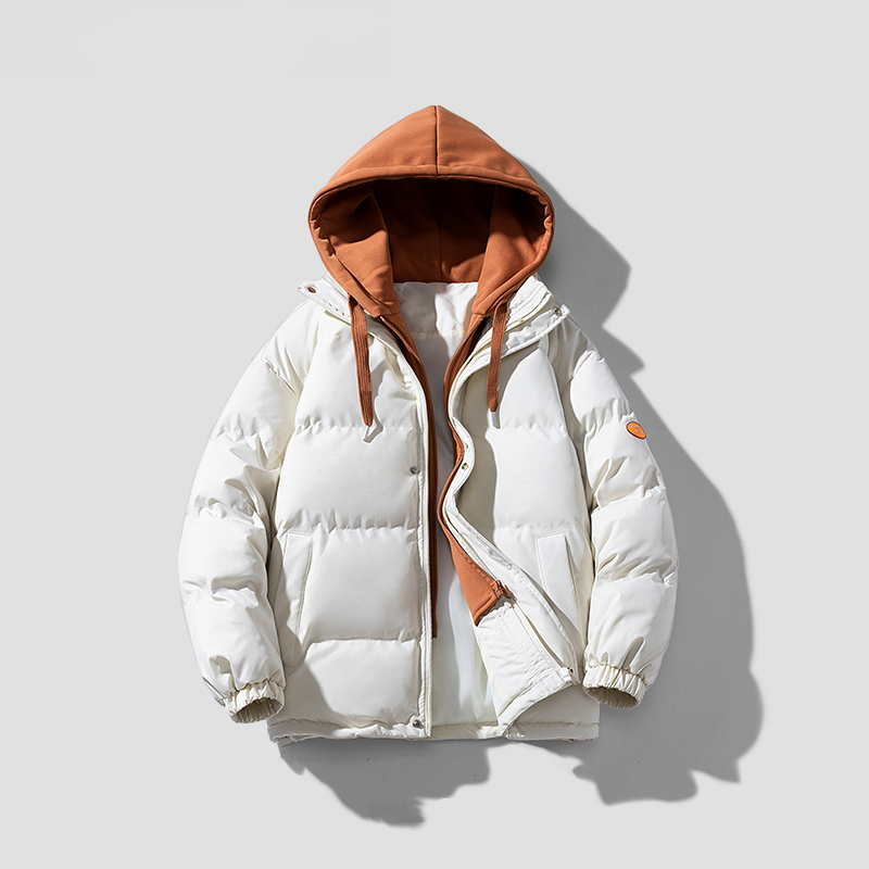 &Hoodie Lined Cotton Down Jacket